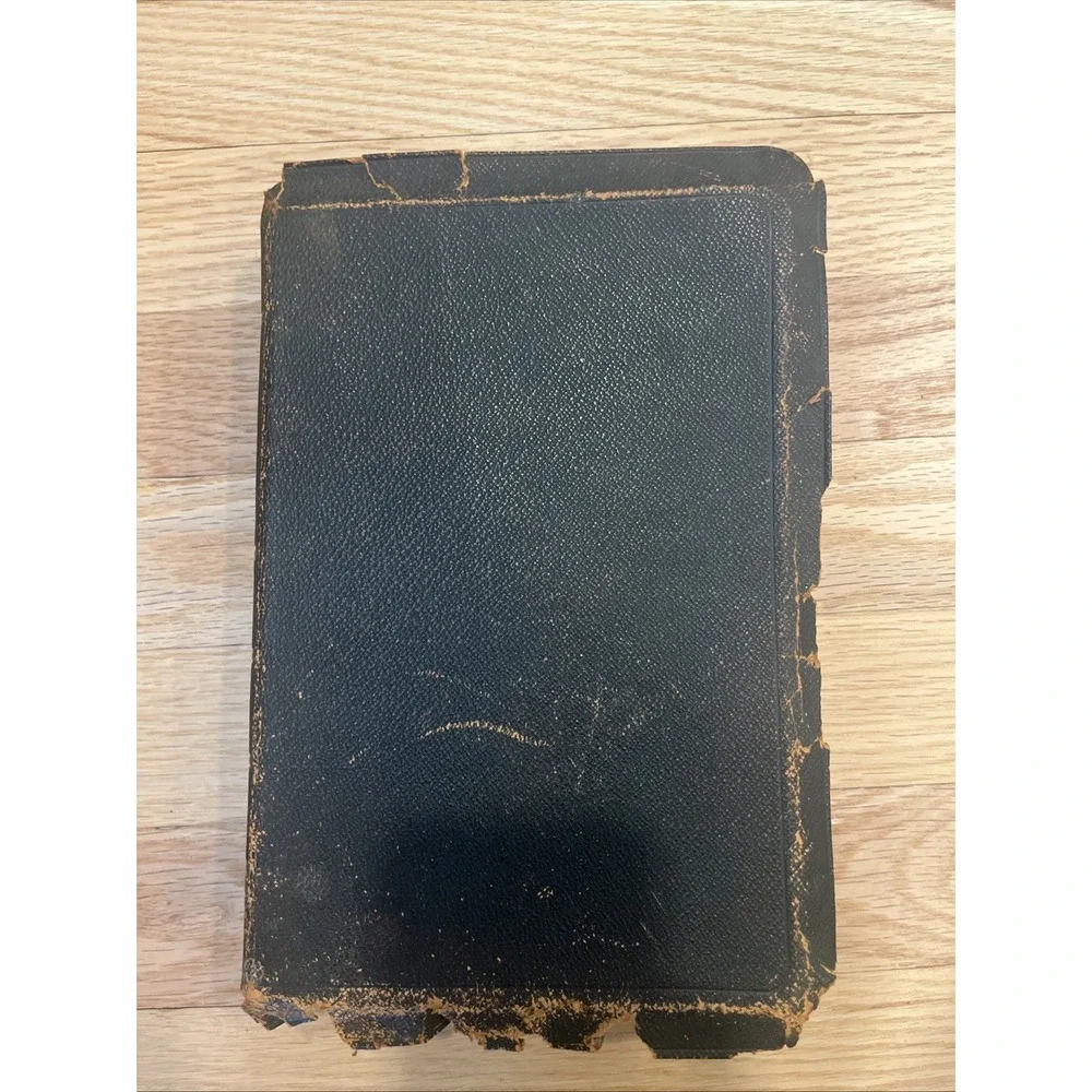 Holy Bible New Analytical‎ Indexed Edition Dickson 1931 King James Vtg Leather